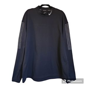 NIKE Sphere Element Therma-Fit Black Running Training Long Sleeve Shirt Size XL
